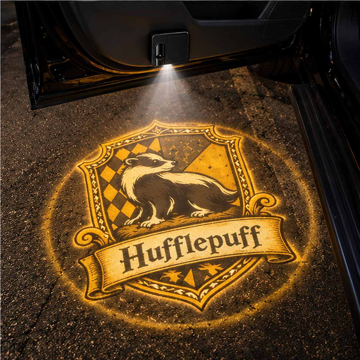 Hufflepuff Car Door Projector