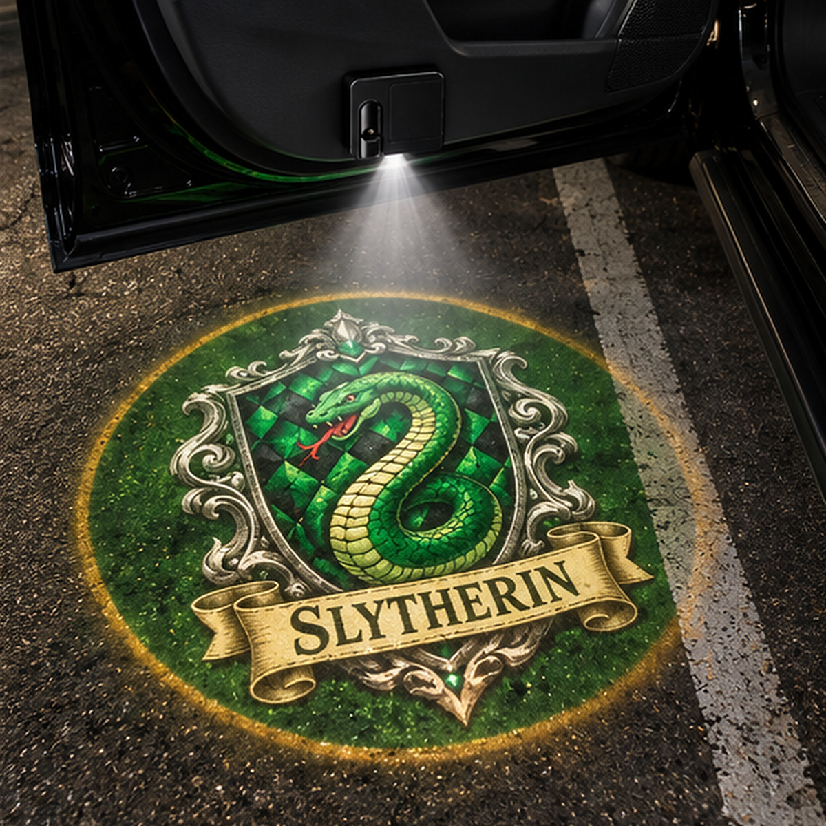 Slytherin Car Door Projector